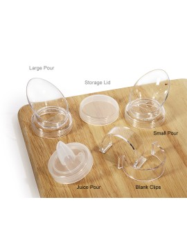 Storage Lid for Salad Dressing Bottle
