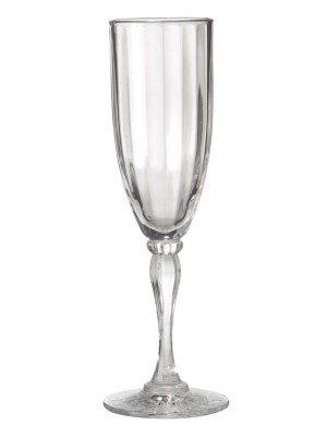 6 oz. (6 oz. Rim-Full), 2.75" Fluted Champagne, 8.25" Tall