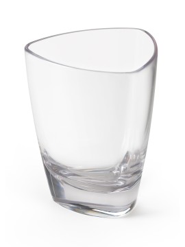 3 oz. (3.30 oz. Rim-Full), 2.1'' x 2.1'' x 2.1'' Triangle Petite Dessert Glass, 2.7'' Tall