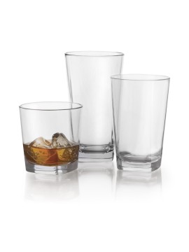 9 oz. (9.7 oz. rim-full), 3.26" Rocks, 3.37" tall