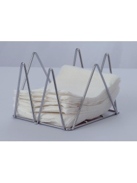 5" Chrome Plated Wire Napkin Holder, 5" tall