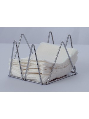 5" Chrome Plated Wire Napkin Holder, 5" tall
