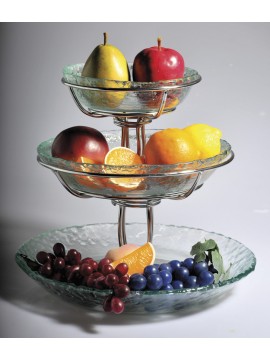 12" Wire Stand for Bowl Display, 8" tall (fits WS-11 for Tiered Display)
