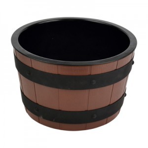 Barrel Bowl Set(Plain Melamine Insert)  3.9L