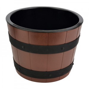 Barrel Bowl Set(Plain Melamine Insert) 5.7L Barrel Bowl Set(Plain Melamine Insert) 5.7L