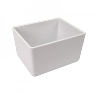 Polar White Melamine Chunky Crock w/SF  1.5L Polar White Melamine Chunky Crock w/SF  1.5L