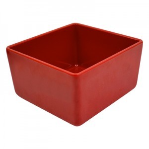 Red Melamine Chunky Crock 162x173x100mm 2L Red Melamine Chunky Crock 162x173x100mm 2L