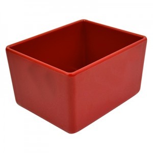 Red Melamine Chunky Crock 162x130x100mm 1.5L Red Melamine Chunky Crock 162x130x100mm 1.5L