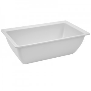 White 1/4 Size Melamine Classico Crock  2L White 1/4 Size Melamine Classico Crock  2L