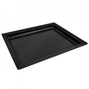 Black 1/2 Size Melamine Classico Tray  700ml