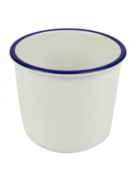 Blue Enamelware Melamine Pot 100x85mm 400ml