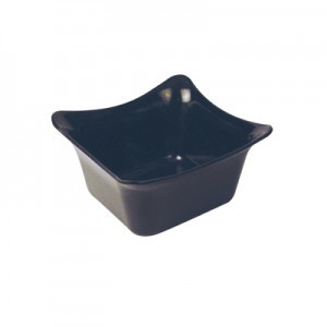 Black 1/6 Size Melamine Fleur Crock w/SF 1L Black 1/6 Size Melamine Fleur Crock w/SF 1L