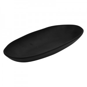 Noir  Black Oval Bowl  325x140x40mm Noir  Black Oval Bowl  325x140x40mm