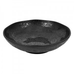 Noir  Black Crackle Glaze Bowl 240x240x50mm Noir  Black Crackle Glaze Bowl 240x240x50mm