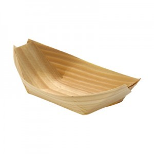 Medium Pine Wood Boat Medium Pine Wood Boat