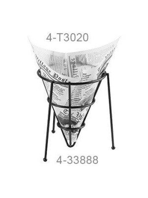 5.5" x 5.5" Food-Safe Double-Open Bag / Wire Cone Basket Liner / Deli Wrap, Village Post Tissue Liner White, 2000 pieces./cs.