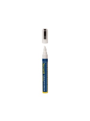 Securit Liquid chalkmarker white - medium 2-6mm Nib